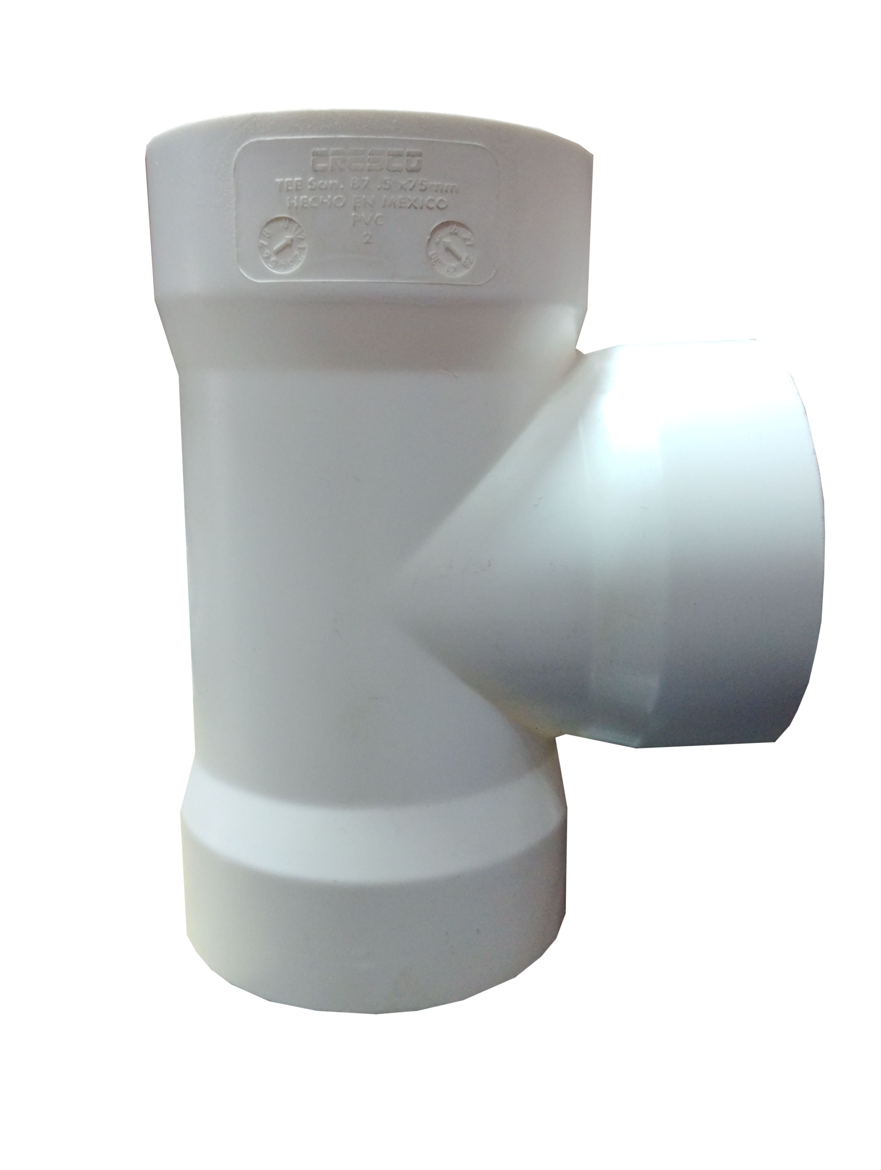 TEE DE PVC SANITARIO DE 3" MARCA CRESCO